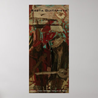 Rasta Guitarists Poster