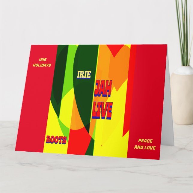 RASTA HOLIDAY  CARD (Front)