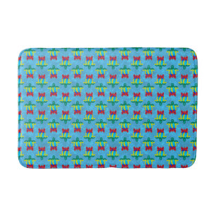 Rasta Island Colors Tribal Turtle Bath Mat