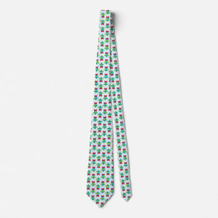 Rasta Island Colors Tribal Turtle Floral Tie