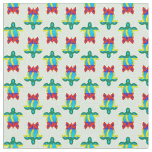 Rasta Island Colours Tribal Turtle Fabric