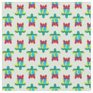 Rasta Island Colours Tribal Turtle Fabric