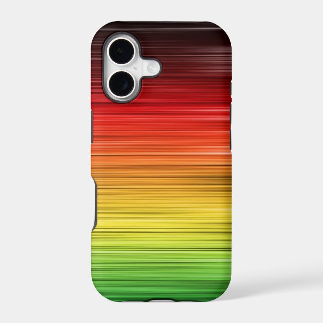 Rasta Lined Iphone 5 Case-Mate Case (Back)