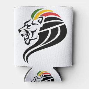Rasta Lion Can Cooler