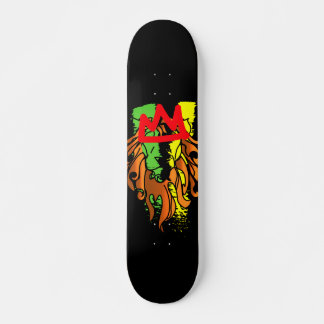 Rasta Lion Crown  Skateboard