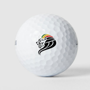 Rasta Lion Golf Balls