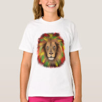 Rasta lion head red yellow green drawing Jamaica 