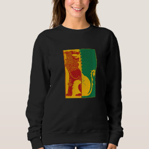 Rasta Lion Jamaican Colours Rastafari For Reggae   Sweatshirt