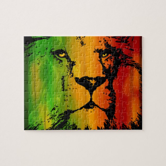 Rasta Lion Jigsaw Puzzle (Horizontal)