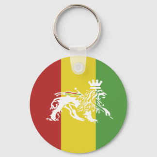 Rasta Lion Key Chain