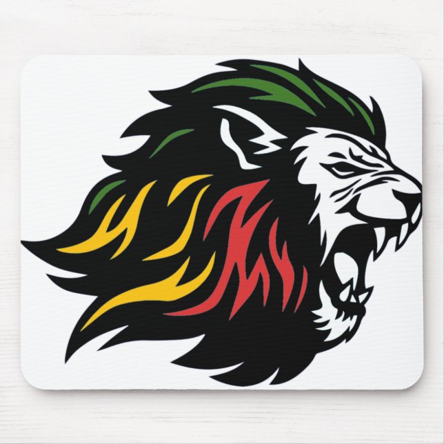 Rasta Lion Mouse Mat (Front)