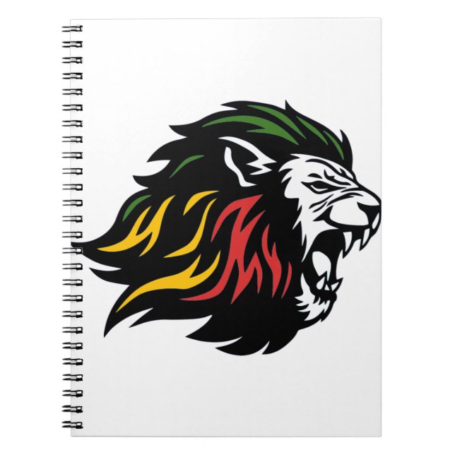 Rasta Lion Notebook (Front)