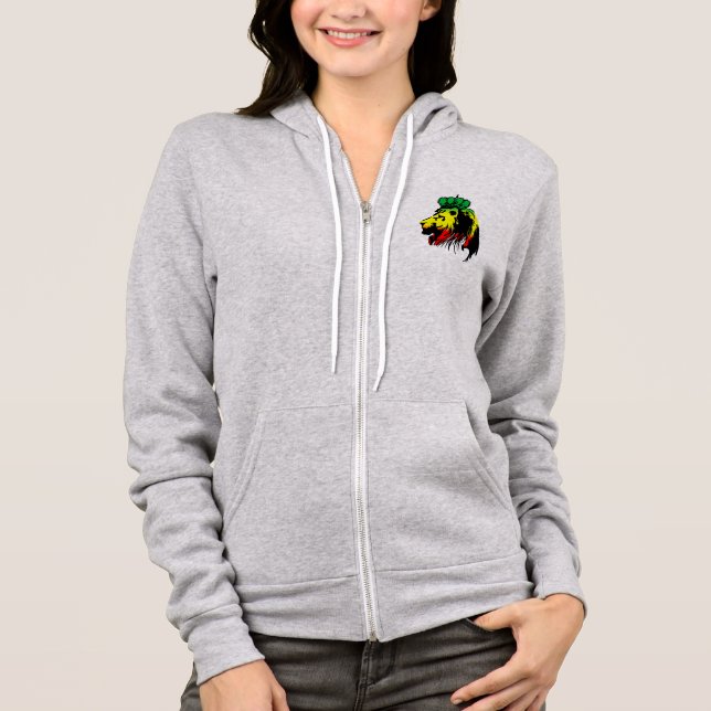 Rasta Lion of Judah Hoodie (Front)
