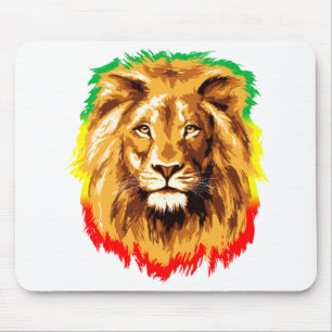 Rasta Lion of Judah Mouse Mat