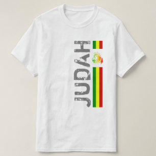 RASTA Lion of Judah   Red Gold Green T-Shirt
