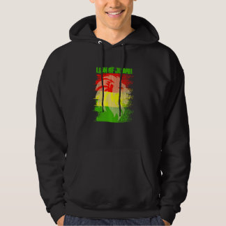 Rasta Lion Of Judah Reggae Roots Jamaica Rasta Reg Hoodie