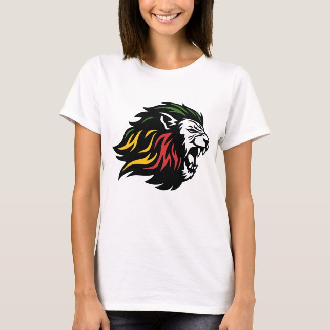 Rasta Lion of Judah T-Shirt (Front)