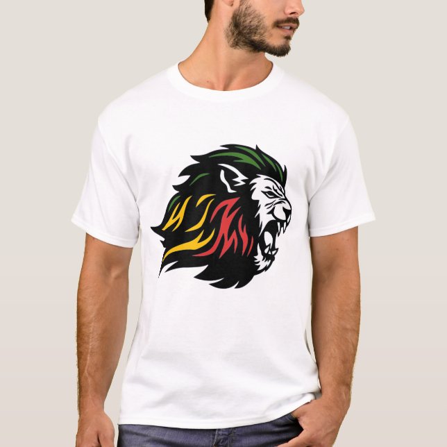 Rasta Lion of Judah T-Shirt (Front)