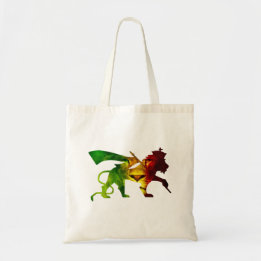 Rasta Lion of Judah Tote Bag