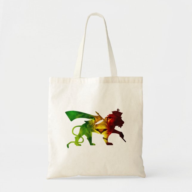 Rasta Lion of Judah Tote Bag (Front)