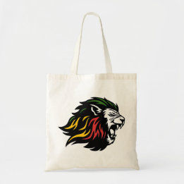 Rasta Lion of Judah Tote Bag