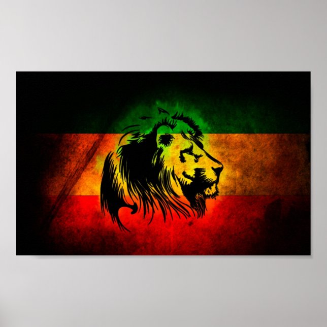 Rasta Lion Poster (Front)