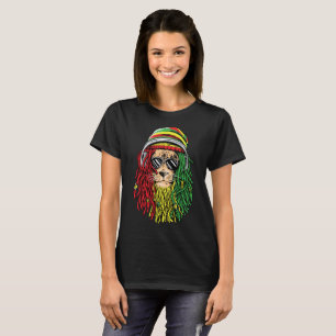 RASTA LION Rastafarian Jamaican reggae Music shirt