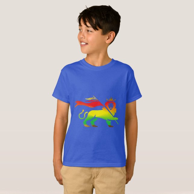 Rasta lion T-Shirt (Front Full)