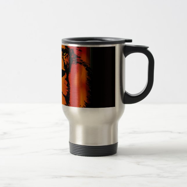 Rasta Lion Travel Mug (Right)