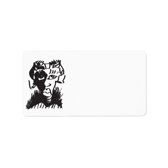 Rasta Man Address Labels (Front)
