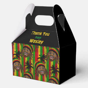 Rasta Man Thank You Birthday or Wedding Favour Box