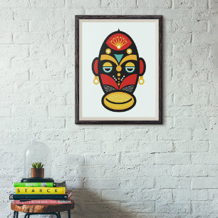 Rasta Mask Canvas Print