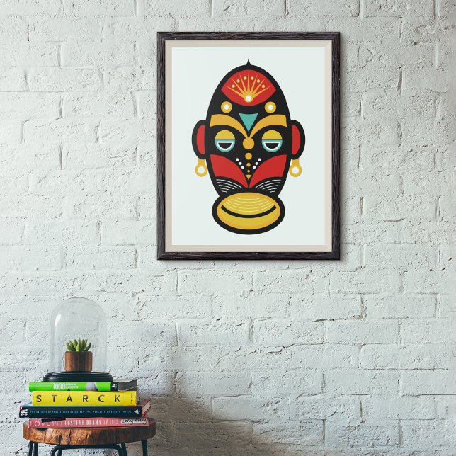 Rasta Mask Canvas Print (Creator Uploaded)