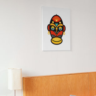 Rasta Mask Canvas Print