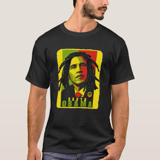 Rasta Obama T-Shirt (Front)