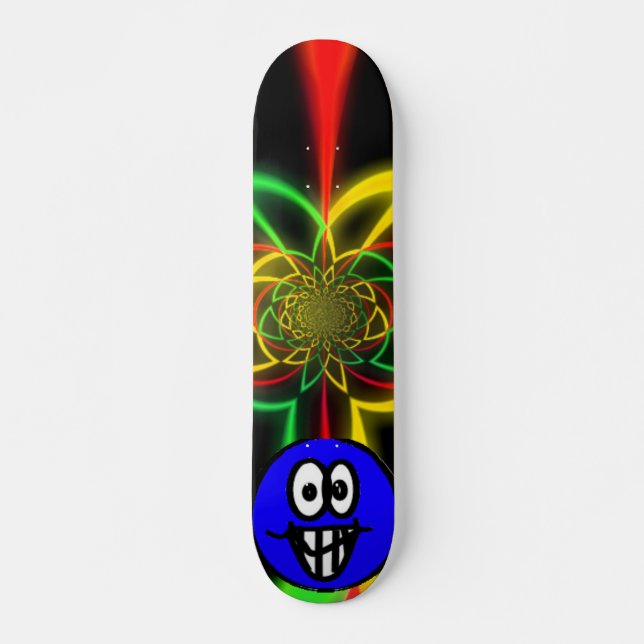 Rasta Oddball colours Skateboard (Front)