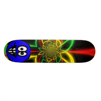 Rasta Oddball colours Skateboard
