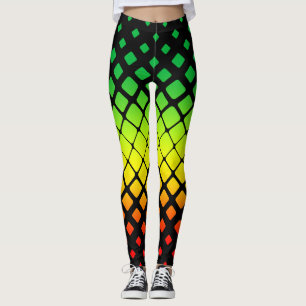 Rasta pattern leggings