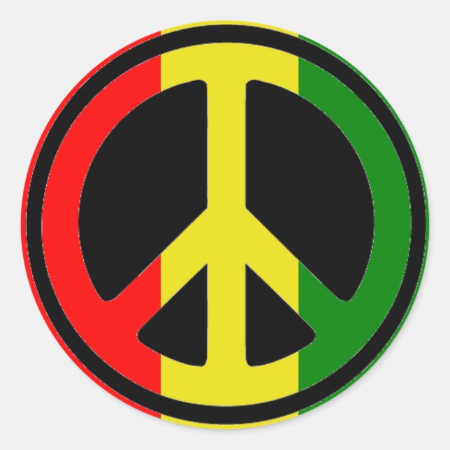 Rasta Peace Stickers (Front)