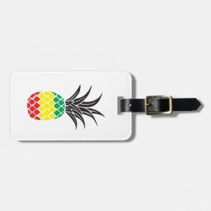 Rasta Pineapple Luggage Tag
