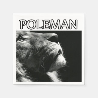 Rasta poleman party lion napkin
