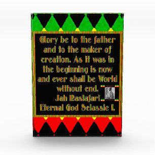 Rasta Prayer Recited before the Smoking Ceremony Photo Block
