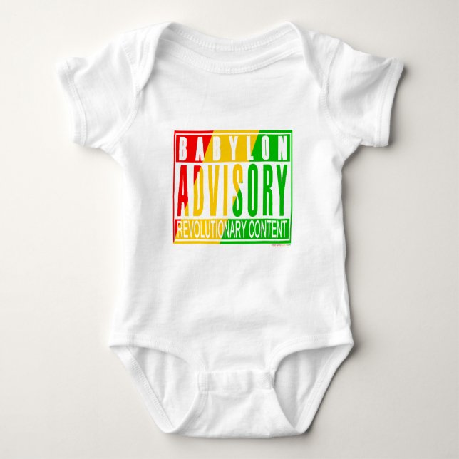 RASTA Reggae Baby Bodysuit (Front)
