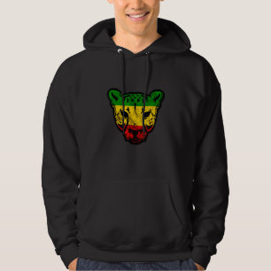 Rasta Reggae Ceetah Jamaican Pride Rastafarian Hip Hoodie