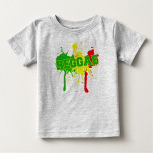 rasta reggae graffiti flag baby T-Shirt
