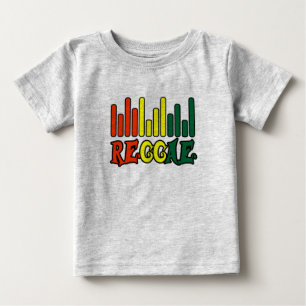 rasta reggae graffiti flag spot baby T-Shirt