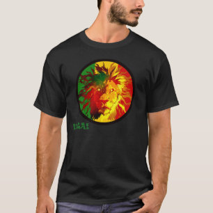 rasta reggae lion flag T-Shirt