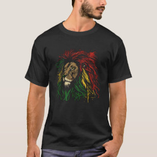 Rasta Reggae Lion Of Judah Jamaica Roots Rastafari T-Shirt