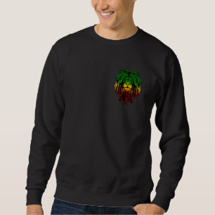 Rasta Reggae Lion Of Judah Jamaican Roots Rastafar Sweatshirt
