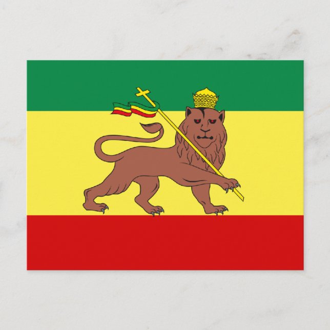 Rasta Reggae Lion of Judah Postcard (Front)